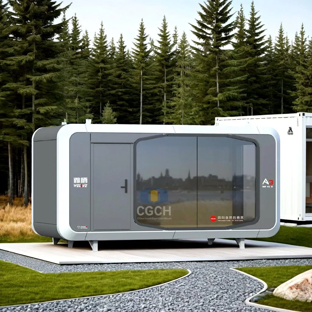 2025 Luxury Prefabricated Aluminum Structure New Commercial Space Capsule Mobile Waterproof Apartment Bedroom Small House