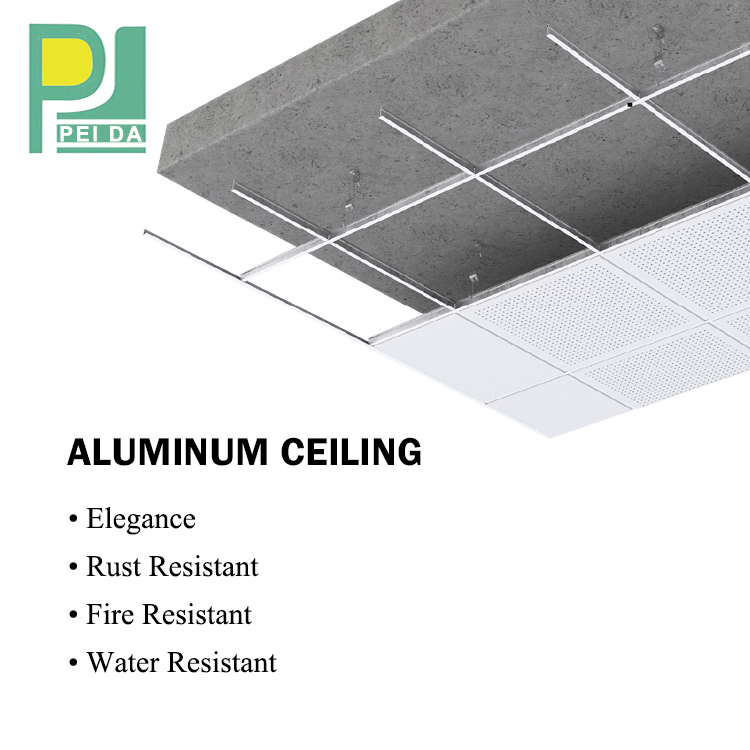 High Quality Ceiling Material Aluminum Ceiling Panel for Commercial