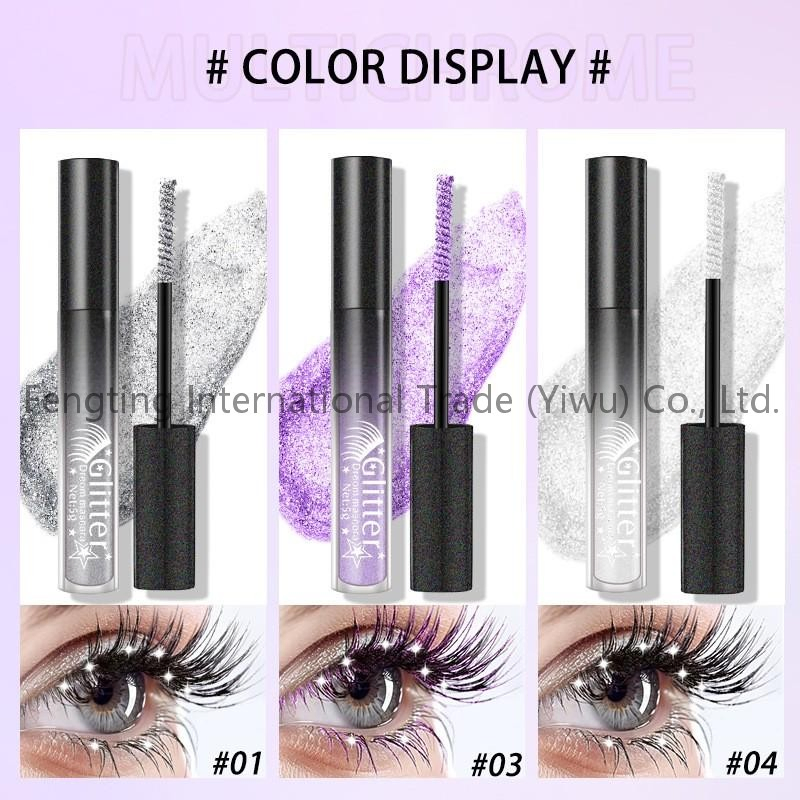Popular Colorful Glitter Mascara Private Label Colorful Mascara OEM Custom Logo Fiber Mascara