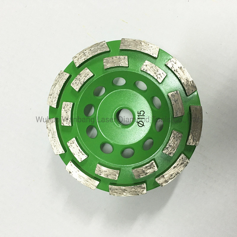 Алмазная чашка шлифовальная 100-180мм, двойной/одинарный ряд