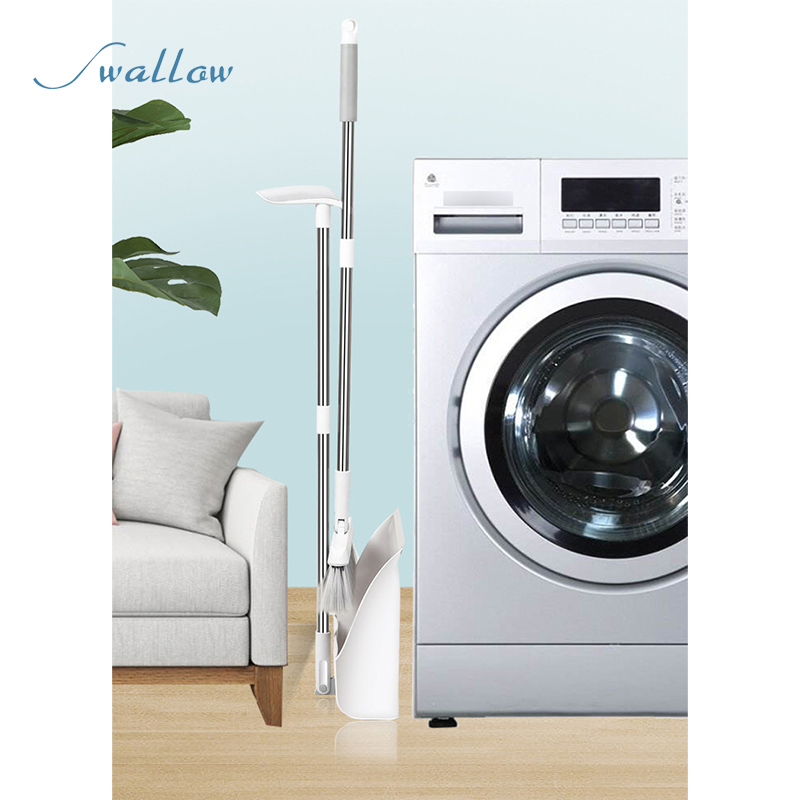 Household Collapsible Broom and Dustpan Set