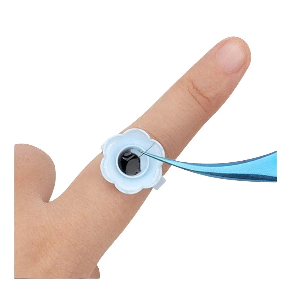 Mt Lashes Heart Shaped Eyelash Extension Glue Ring Cup Lash Holder