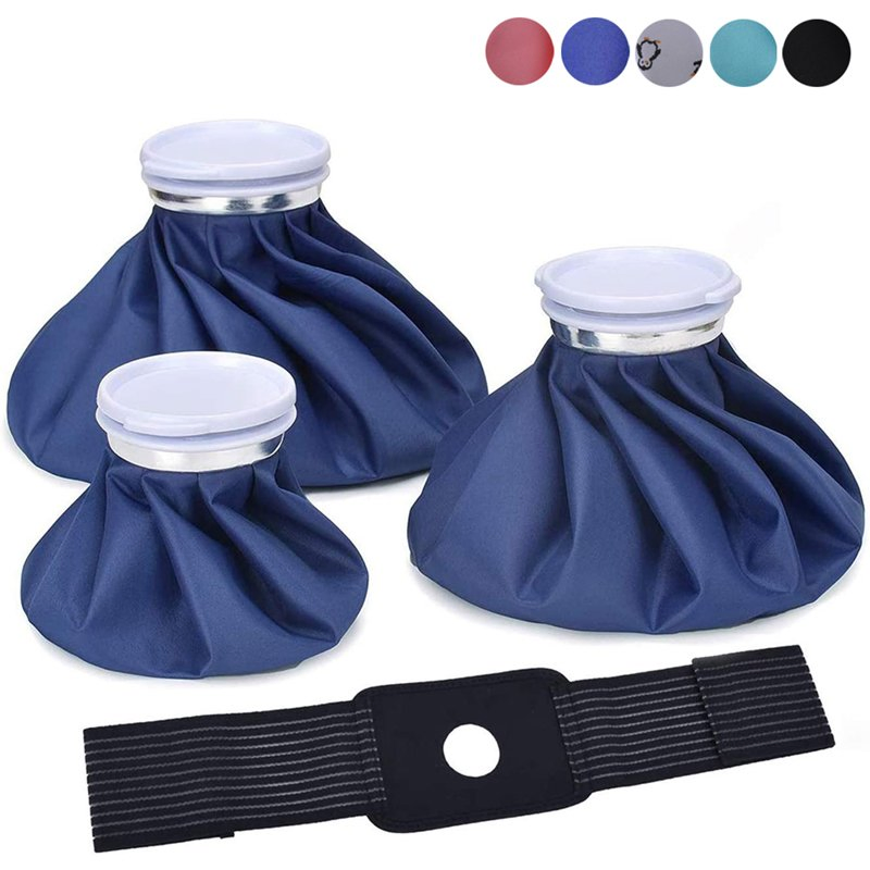 Yangzhou Medical Therapy Ice Pack Injury TPU Ice Cooler Bag Cap Dark Pink Red Green Orange Blue Colorful 9inch 11inch