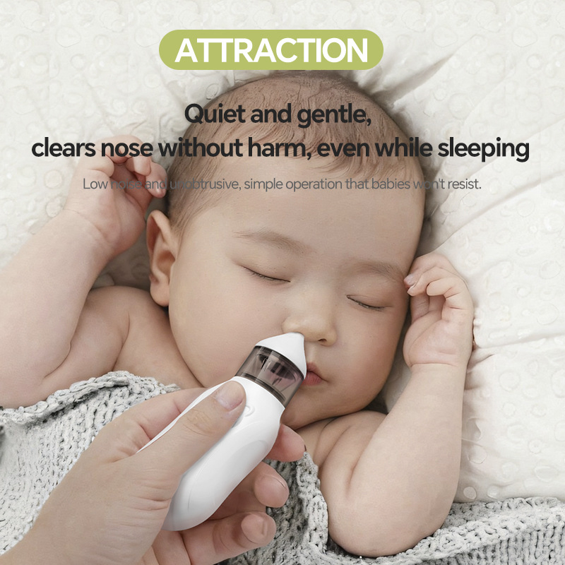 Nasal Aspirator Customization Care Product Adjustable Electric Nasal Aspirator Silicone Baby Nose Cleaner Aspirator