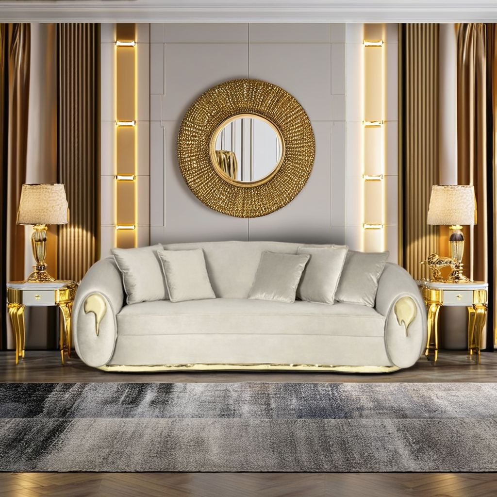 Диван нубук европейский стиль 1-2-3 местный для гостиной