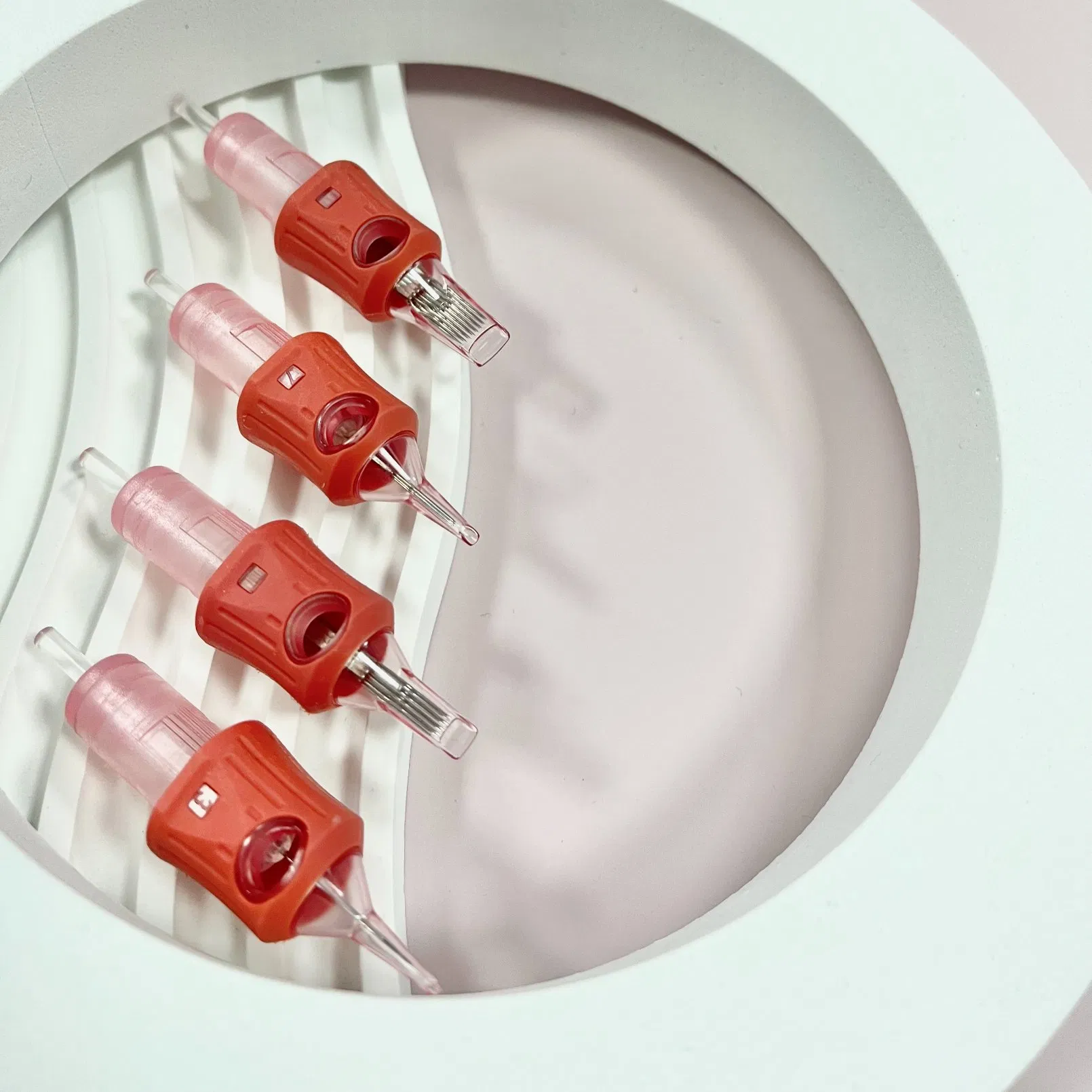 Wholesale Stainless Steel OEM Brand Sterilized Tattoo Cartridge Silicone Membrane Tattoo Cartridge Needles