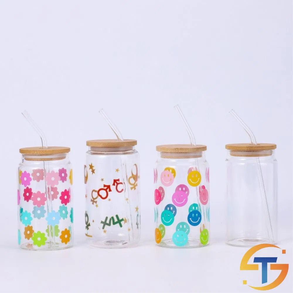 Стакан для кофе с цветочным принтом, 450 мл