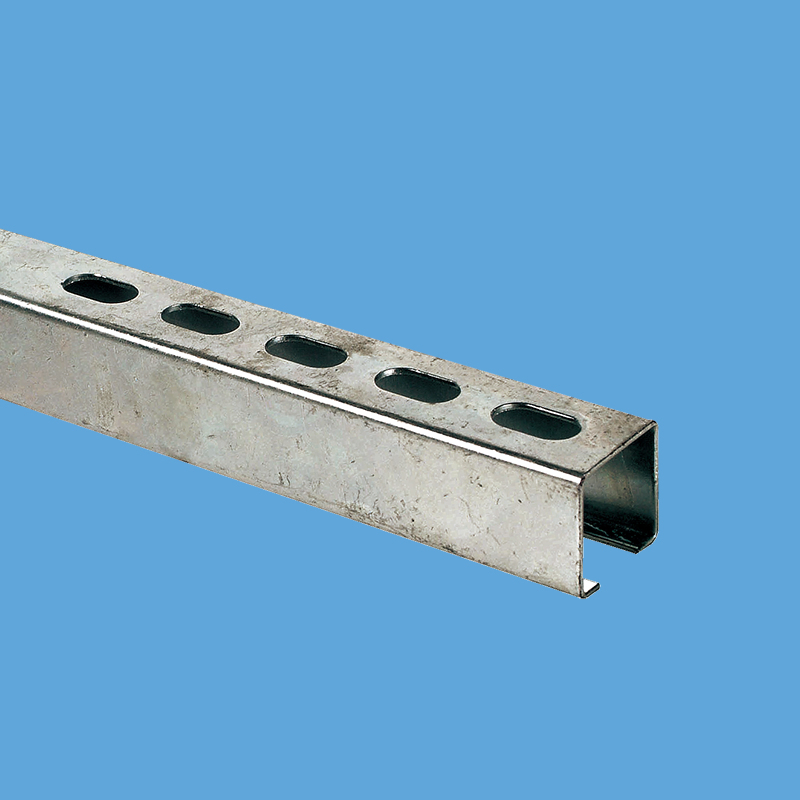 Customized C Shape Slotted Building Material Perforated Profiles Struts Channel Steel