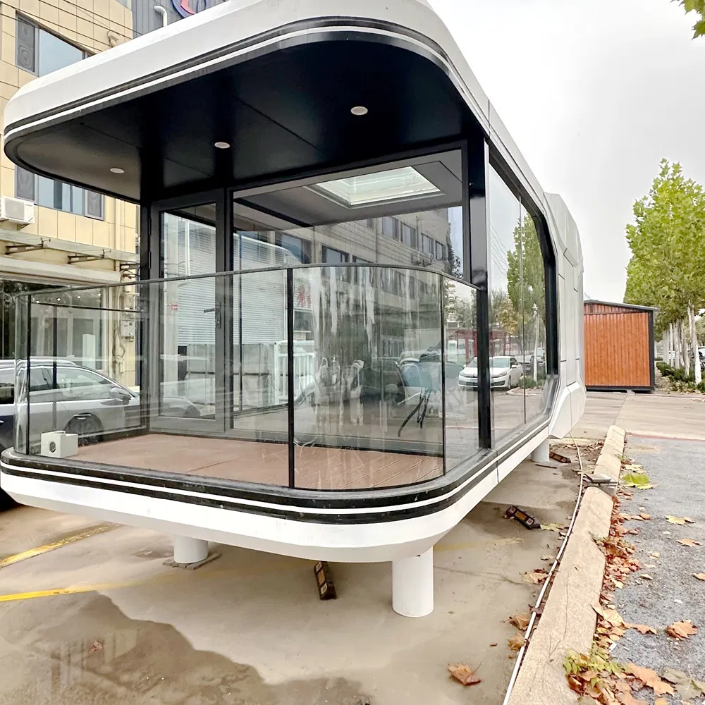 Outdoor Ecological Capsule Room Luxury Pod Space Capsule Hotel Capsule Room Prefabricated Apple Pod Container Room