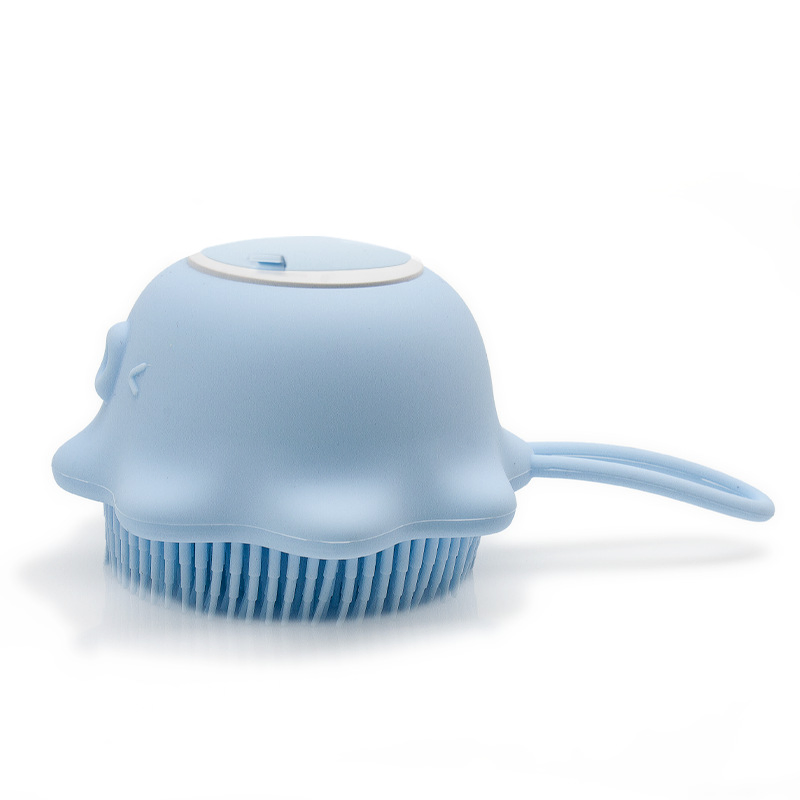 Silicone Massage Bath Brush with Soap Dispenser