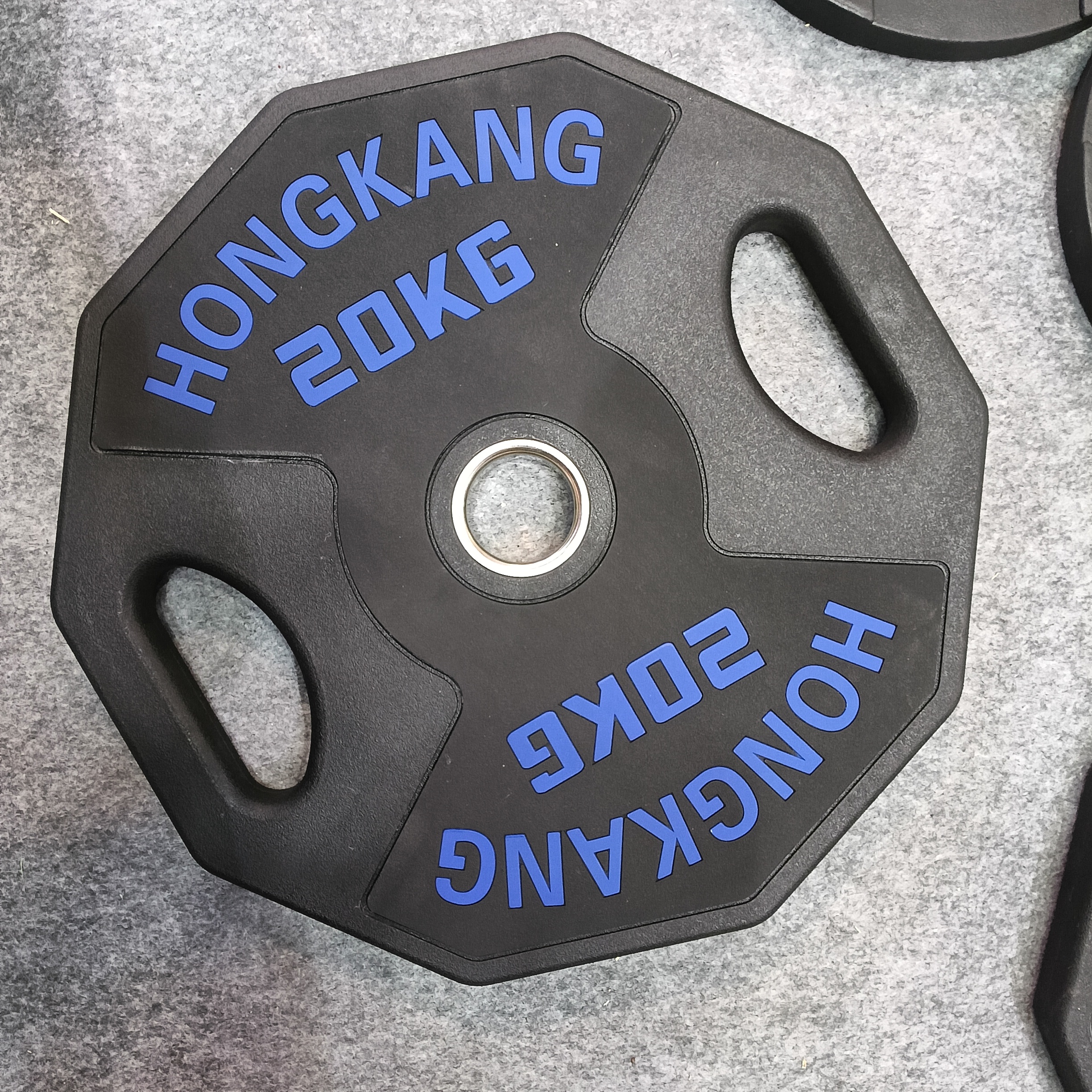 Штанга с дисками чугунными для фитнеса силовая