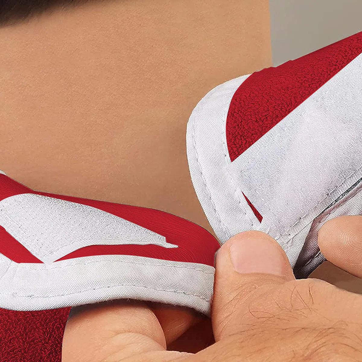 Adult Bib, Elderly Rehabilitation, Microfiber, Non-Waterproof, Thickened, Washable Magic Bib