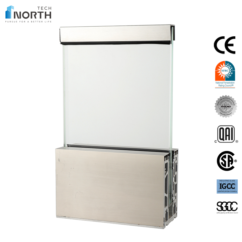 Tempered Laminated Glass Aluminum Stainless Steel Glass Railing Supplier