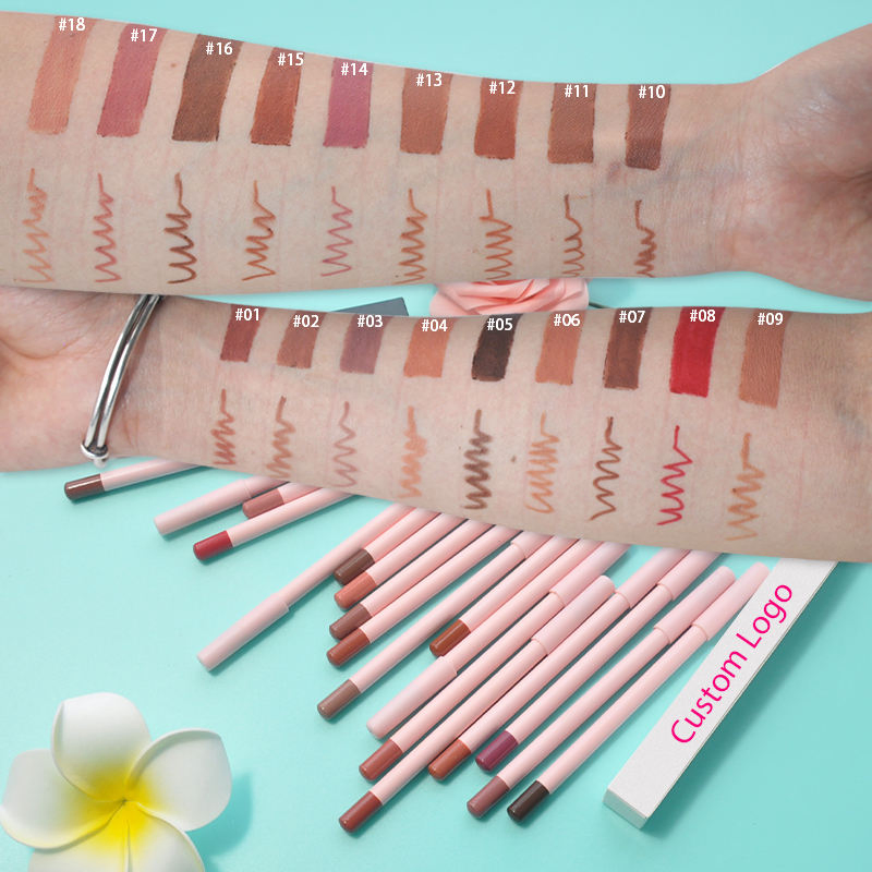 Make Your Own Logo Vegan Waterproof High Quality Lip Liner Pencil Custom Nude