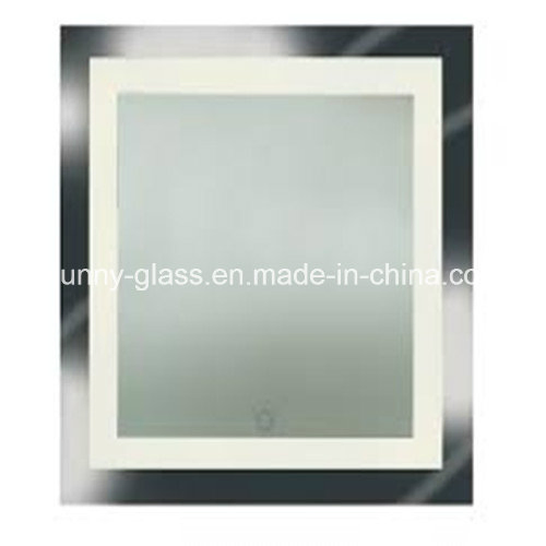 Silver/Aluminium LED Mirror for Cosmetic Bathroom Light Mirrors