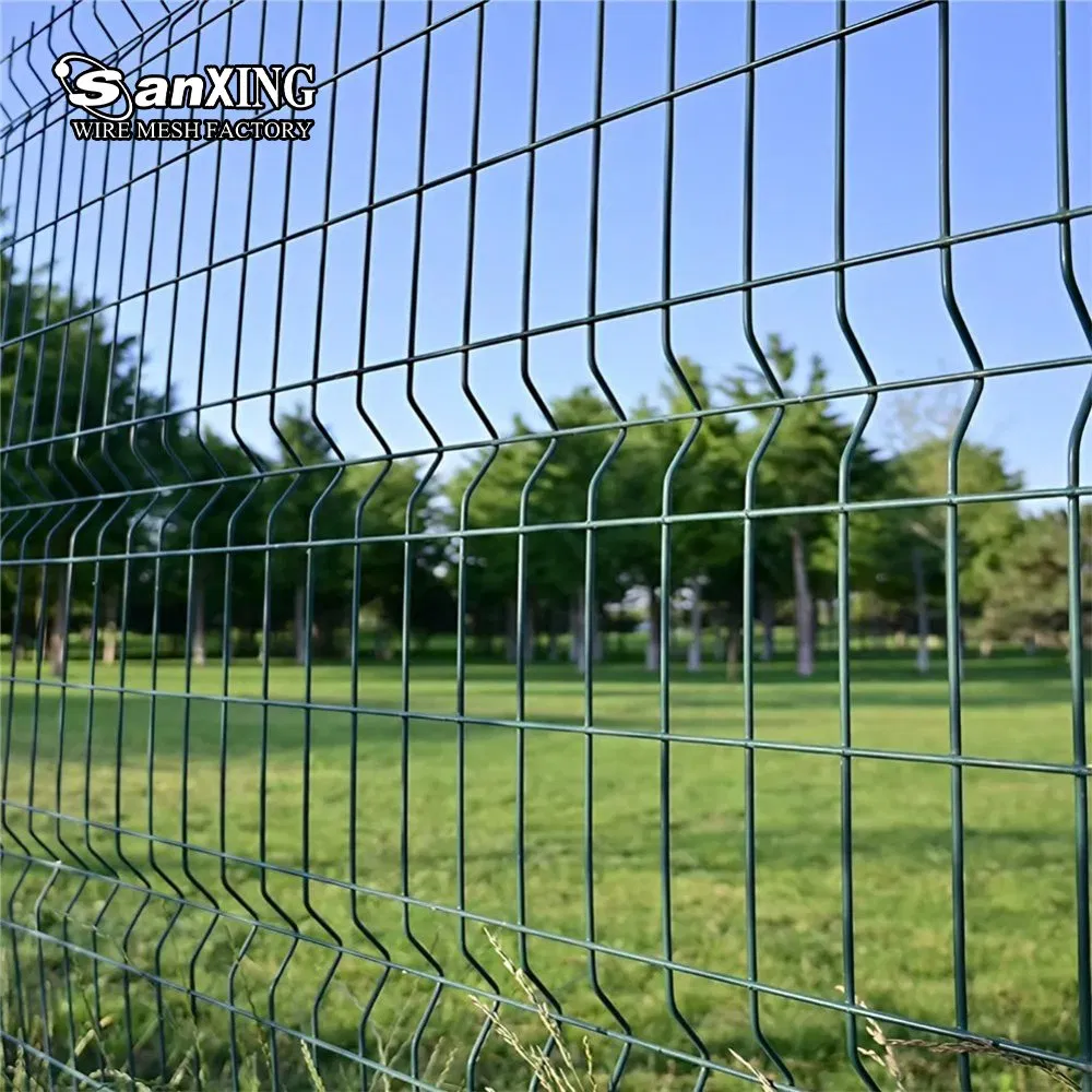 Customized 3D Security Curvy Galvanized Welded Wire Mesh Fence 3D Garden Metal Mesh Fencing