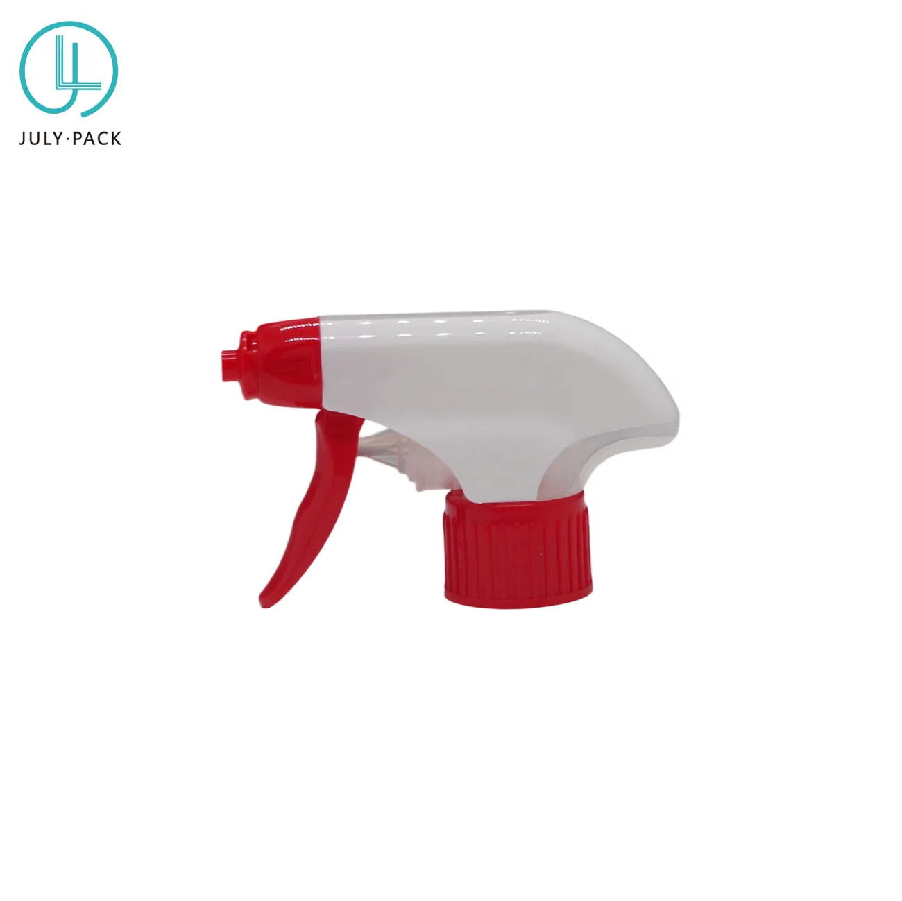 Customized Red Color Adjustable Nozzel 28/410 Full Plastic Trigger for Refillable Cleaning Bottles