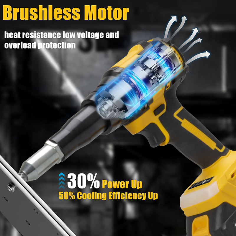 Lightweight Pneumatic Rivet Gun for Easy and Comfortable Use