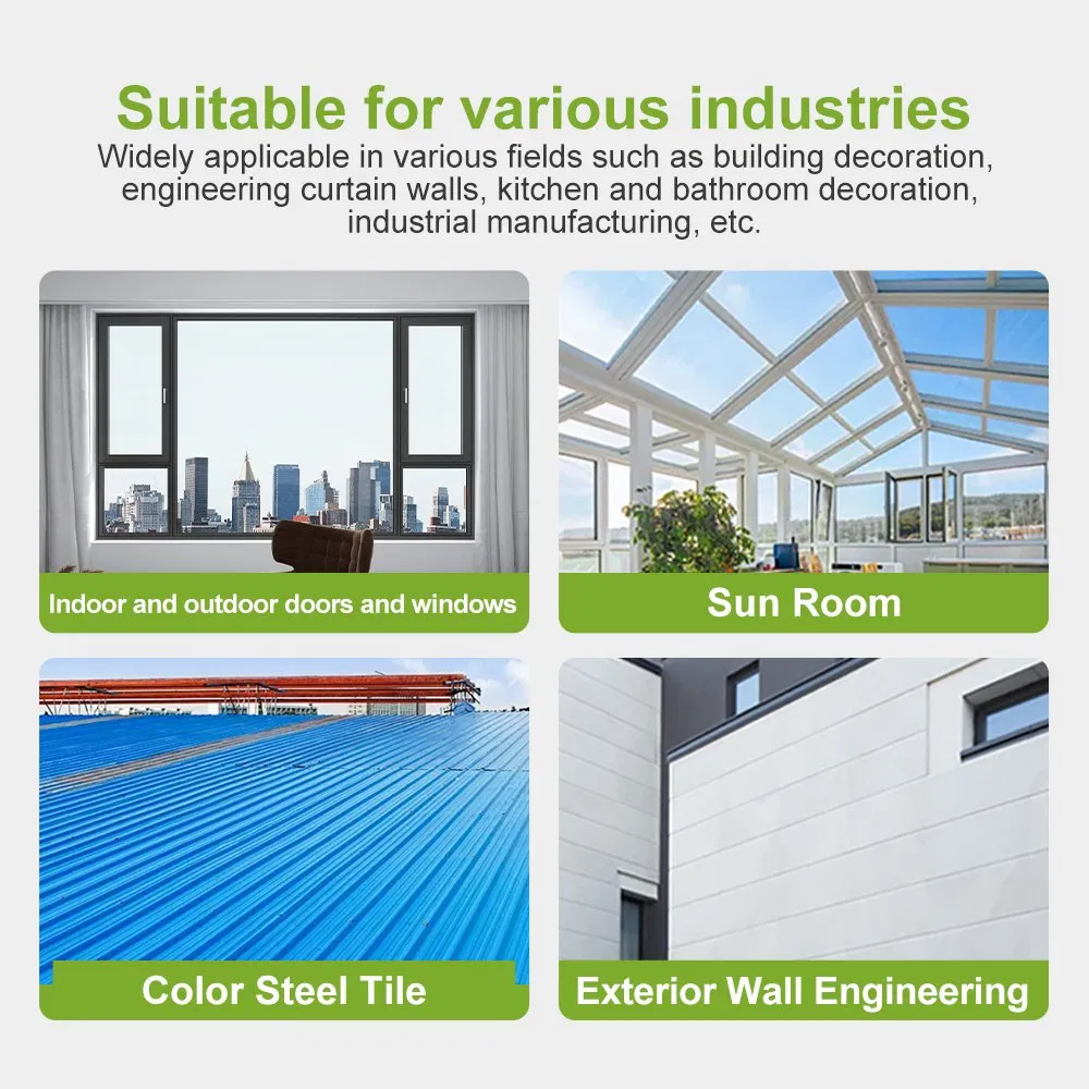 Kj2900 Weather Resistant Adhesive Glass Adhesive Neutral Silicone Sealant for Building Metal Roofs, Doors, Windows, Curtain Walls