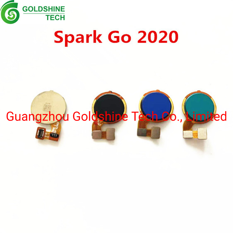 Шлейф кнопки Home и сканера отпечатков Tecno Spark 7 KF6J