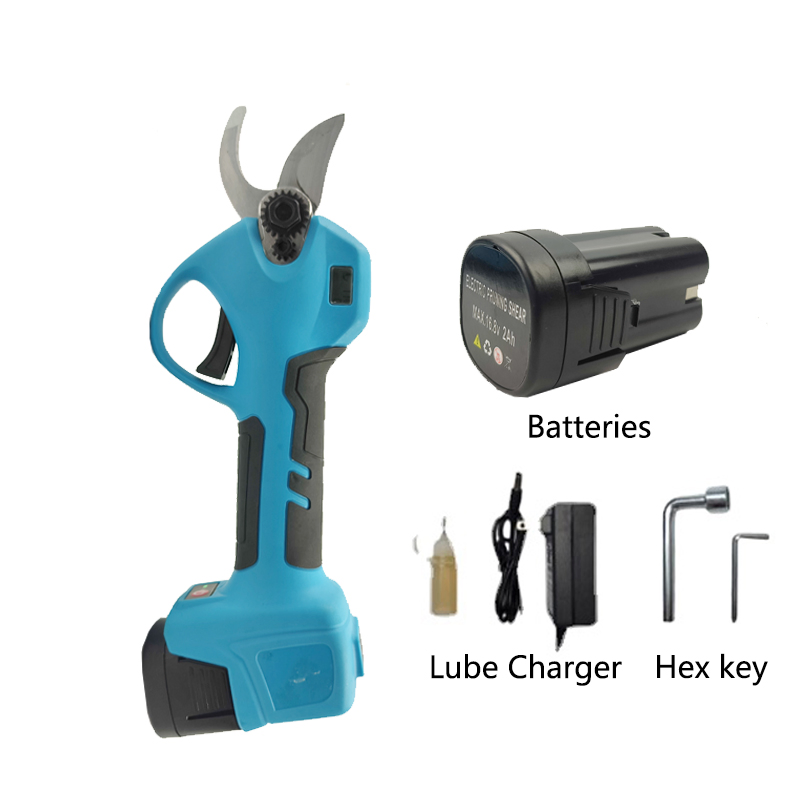 New Design Professional LED Display Pruning Scissors Two Sizes Adjustable Pruning Shears Fruit Tree Scissors Garden Scissors