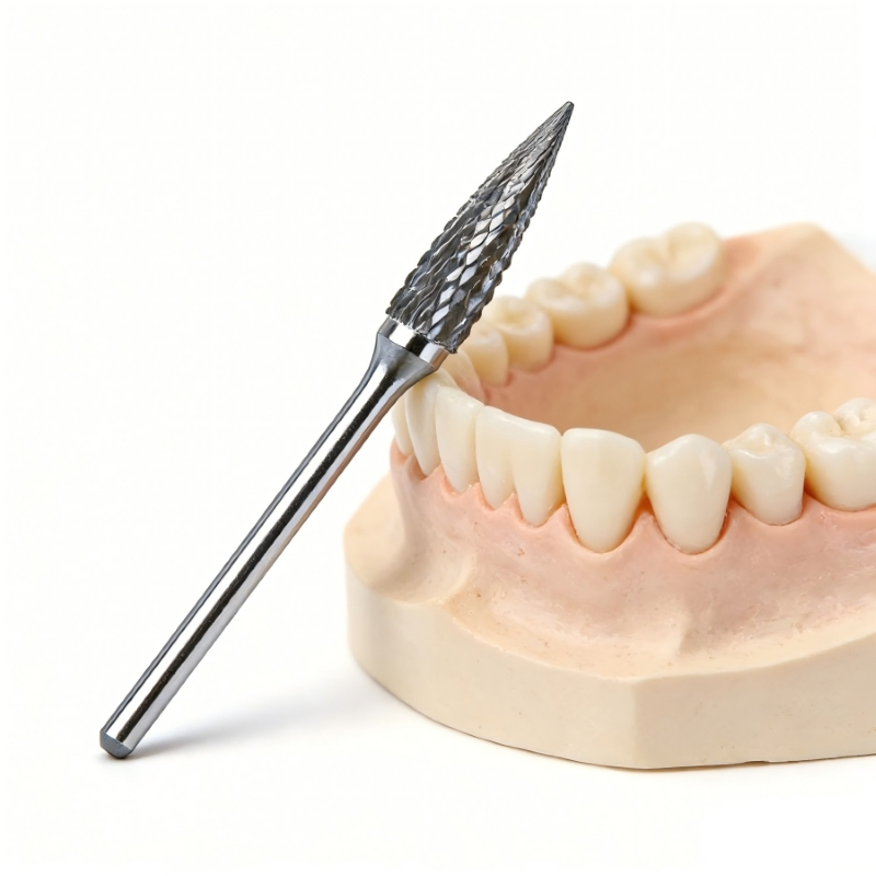 Dental Carbide Burr Blank - Customizable Tungsten Carbide Rotary Burr, Dental Tool Manufacturing