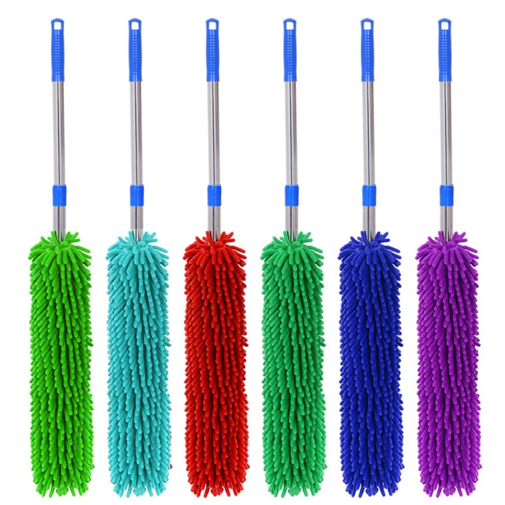 Home Car Wash Cleaning Electrostatic Dust Retractable Chenille Duster