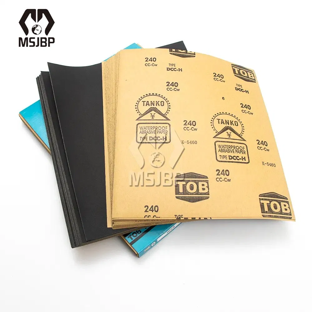 Водостойкая наждачная бумага Tanko Tob Black Silicon Carbide