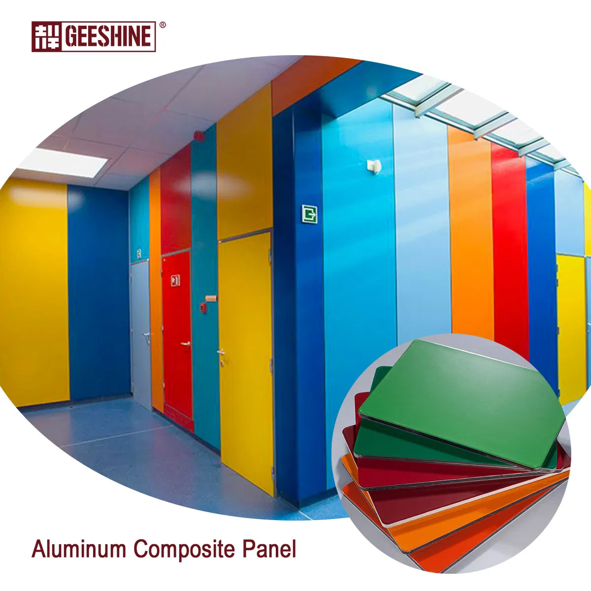 Different High Glossy Colors Indoor Use Wall Decotation Aluminum Composite Panel/ACP