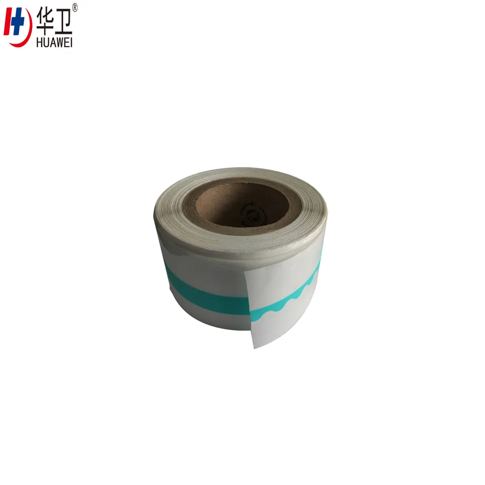 Medical Acrylic Adhesive Anti-Bacterial PU Film Dressing Tape Roll