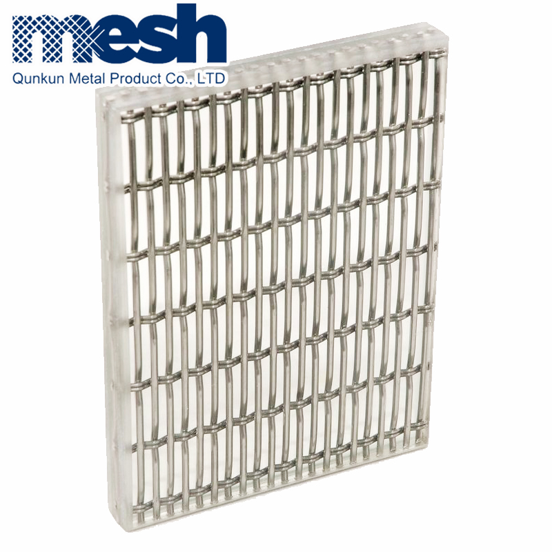Laminated Glass Metal Mesh Door