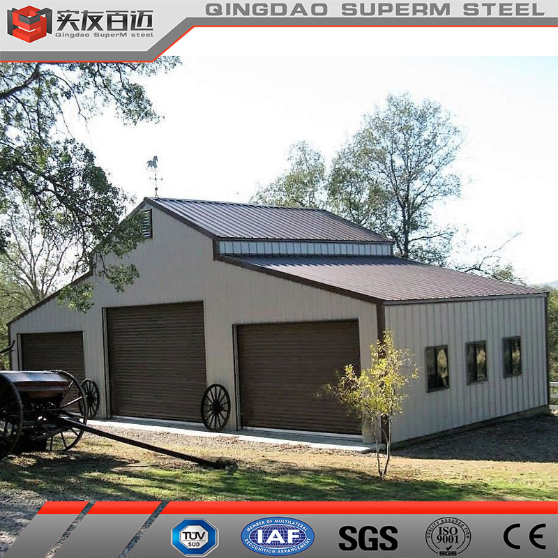Steel High Rise Building Pre Fabricated Houses Wedding Hall Barndominium Kits Pole Barn Homes