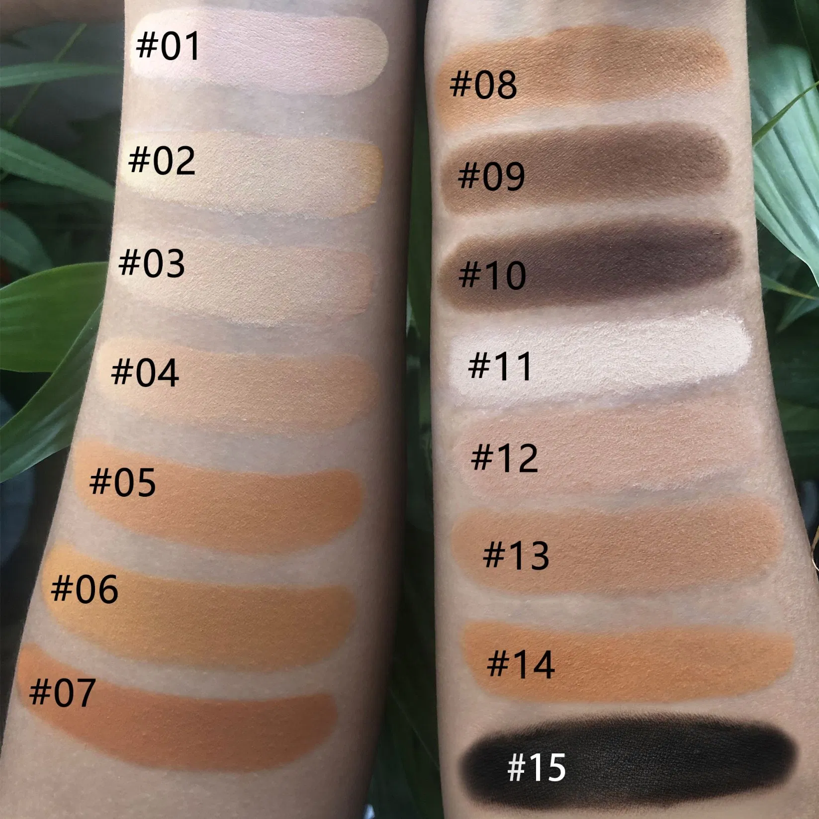 Private Label Powder Makeup Matte Compact Pressed Powder Setting Face Powder Waterproof Full Coverage Make up Foundation