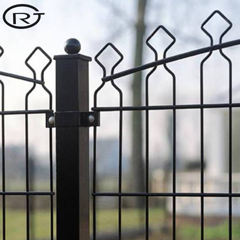 Pyramid Wire Mesh Fence Used in Residential Area, Roadside and Park