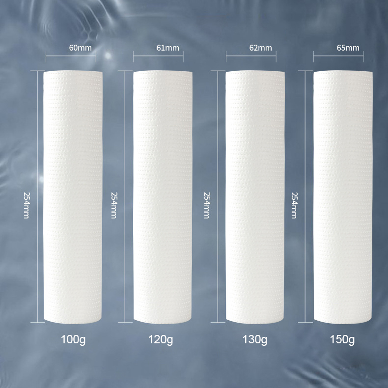 10-Inch PP Cotton Filter Cartridge Reverse Osmosis Water Filter Replacement Household Carbon Block