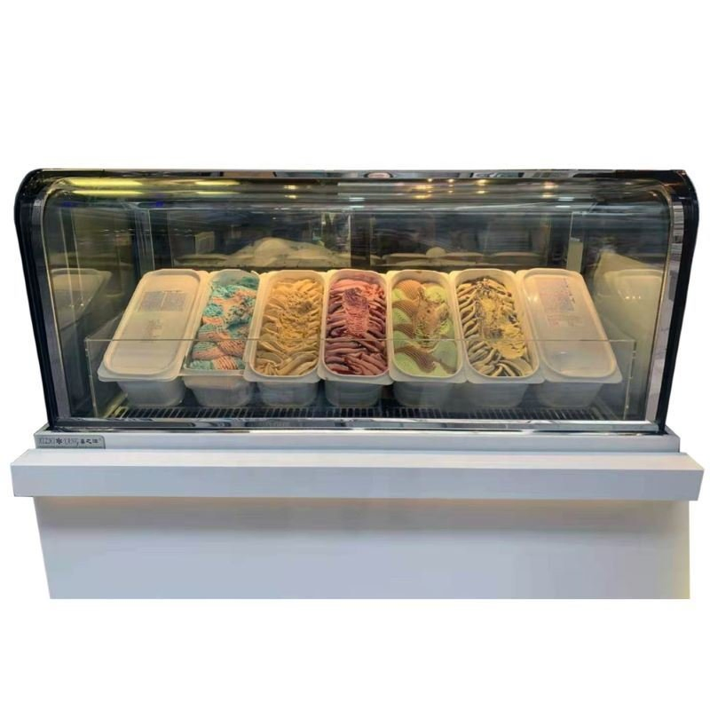 Commercial Refrigerator Horizontal Freezer Freezer for Supermarket Cold Food Freezing