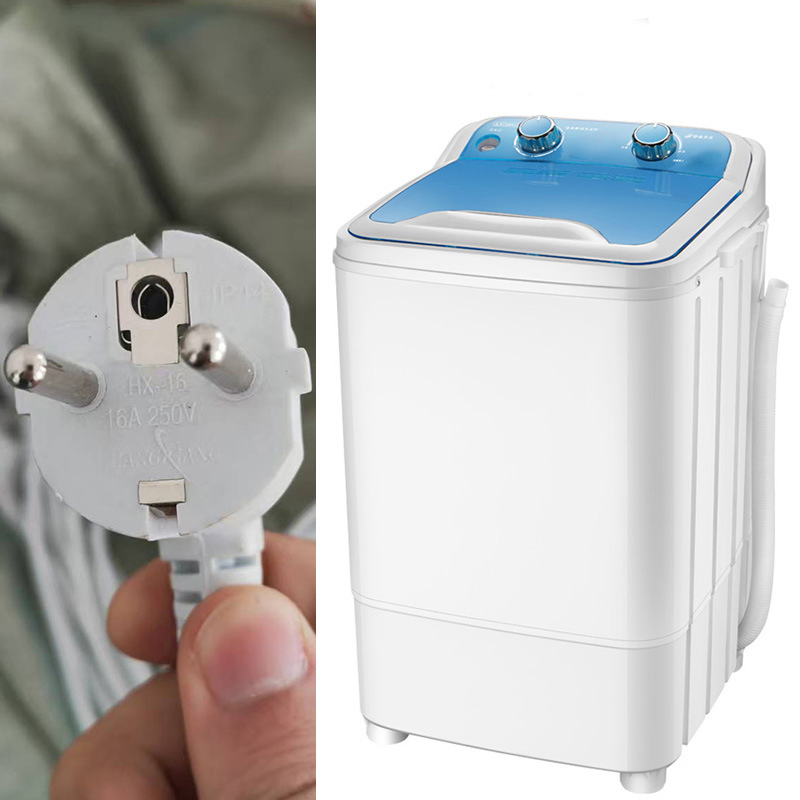 7kg Single Tub Portable Baby Mini Semi Automatic Washing Machine with Dryer