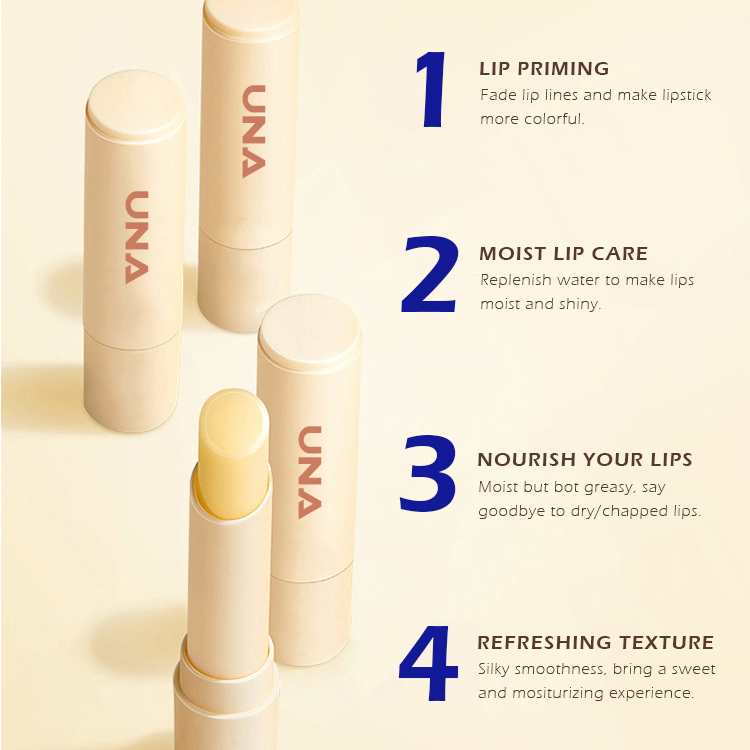 Custom Lip Beauty Vegan Natural Chapstick Private Label Honey Shea Butter Moisturizing Lip Balm