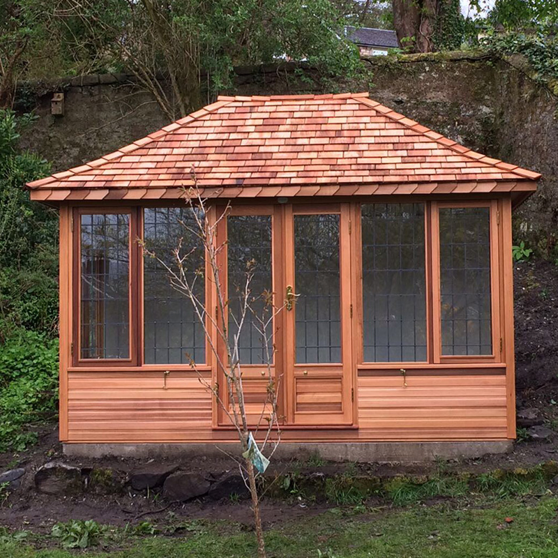 Garden Cedar Wood Shed Kit
