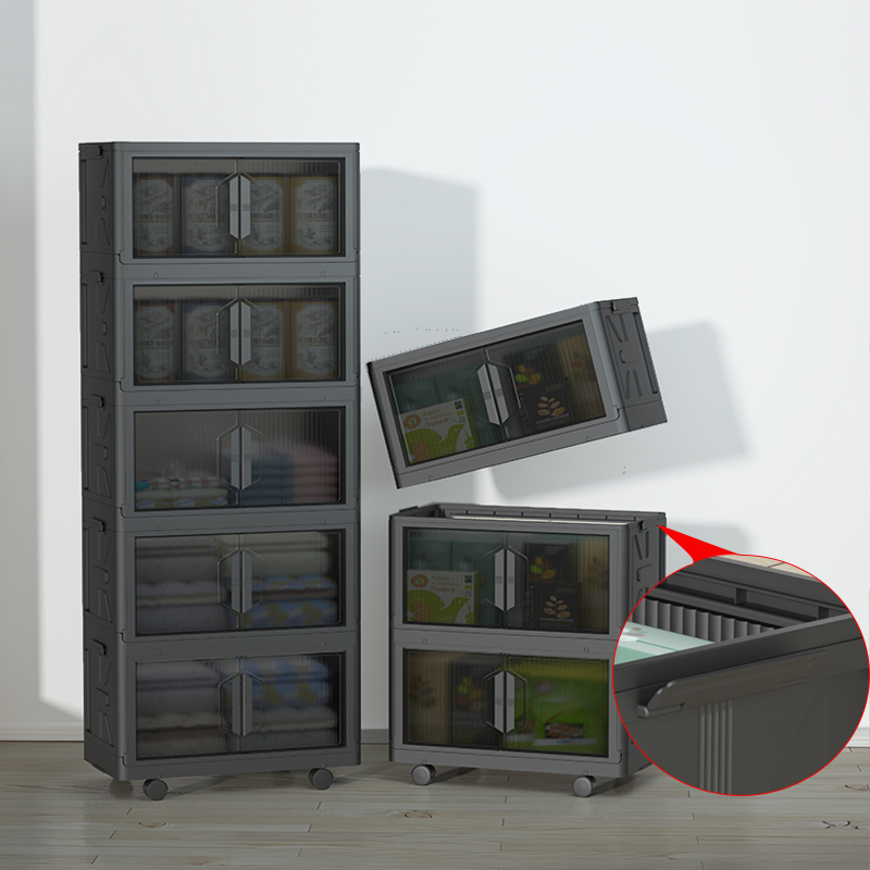 Children Toys Plastic Storage Box with Wheels