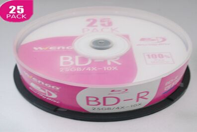 Blu-ray DVD-R 25GB 10X, 20-29 шт.
