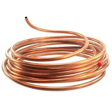 Custom Size 1/4" 3/8" 1/2" 3/4" Rolling Pancake Copper Tube Copper Pipe for Air Conditioner