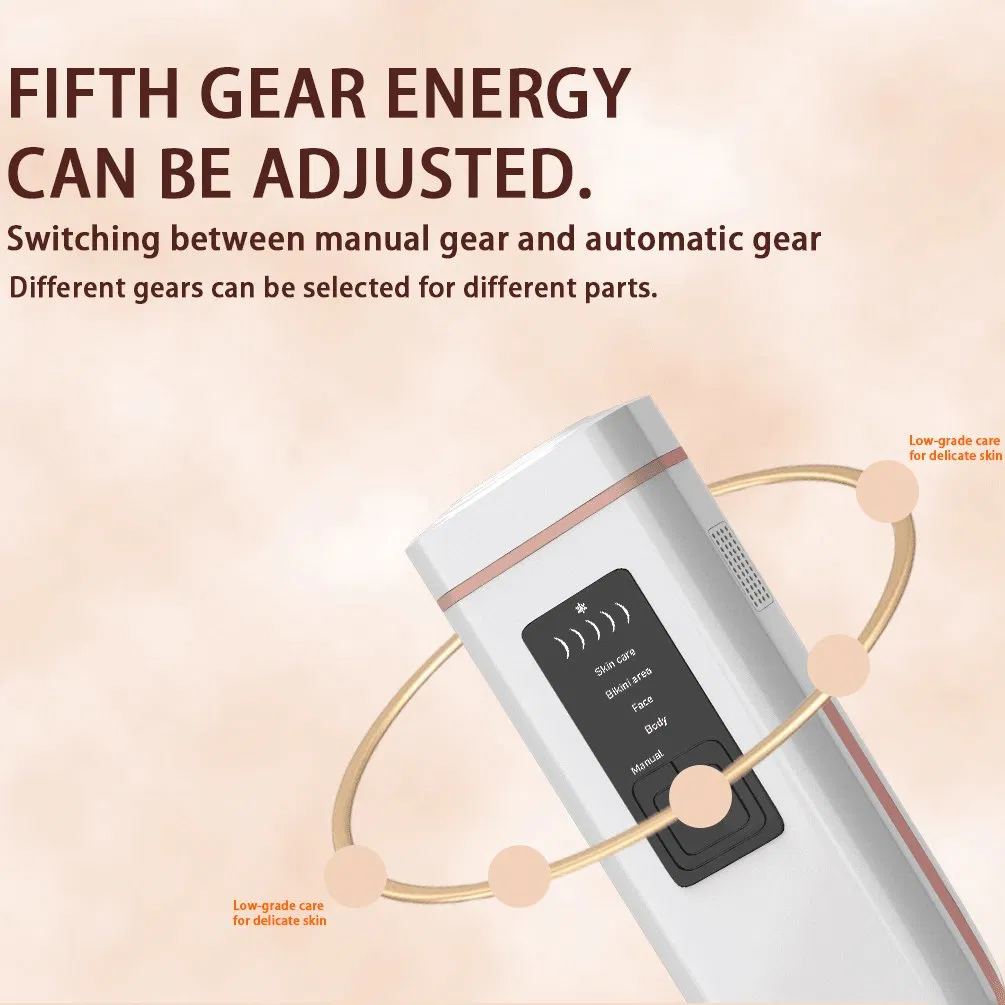 High Appearance Level Portable Home Multi-Functional IPL Freezing Point Hair Removal Instrument