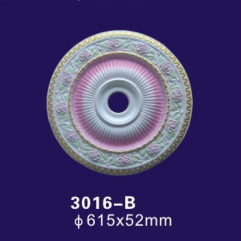 European Style PU Ceiling Medallion / PU Dome / PU Lamp Panel / PU Lamp Pool