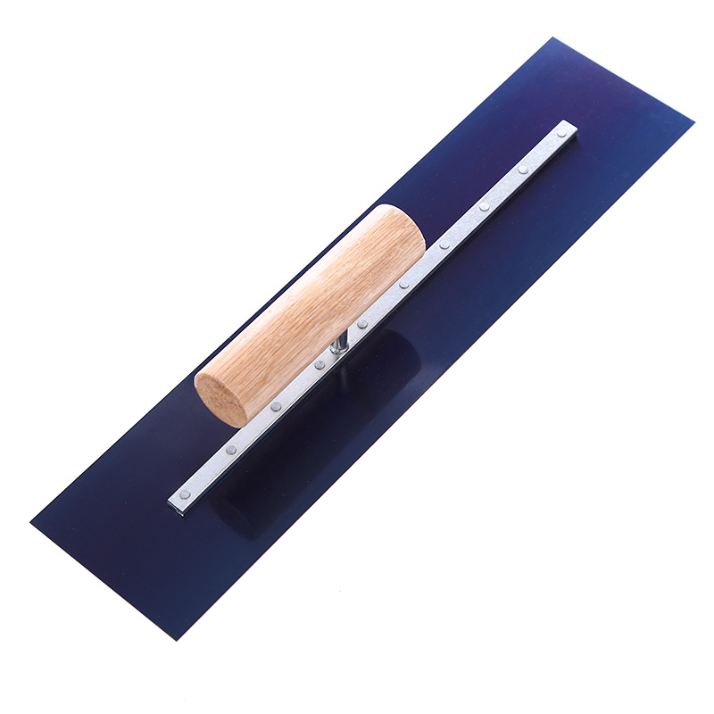 Wood Handle Carbon Steel Blade Notched Plastering Trowel