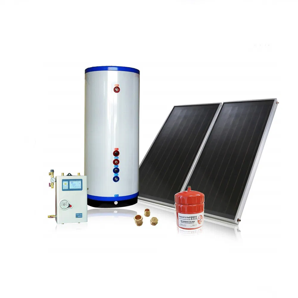Wholesale 50L Best Roof Split Solar Heating System Price Pressurized Tank Solar Hot Water Heater with Solar Panel Kits