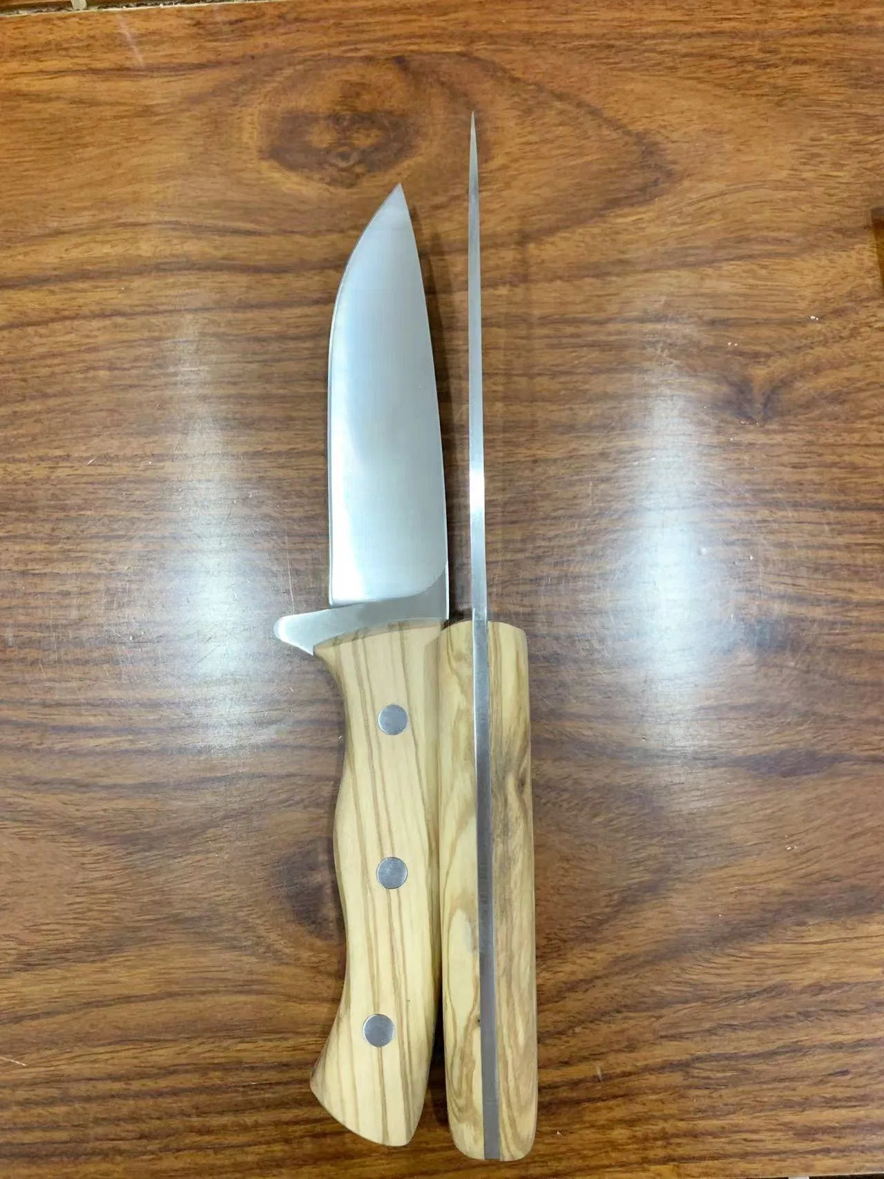 Multi Function Tools Hunting Knife Outdoor Knives Tools Olive Wood Knife