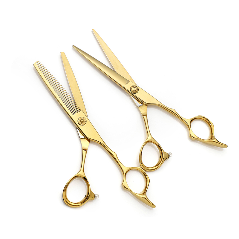 Профессиональные ножницы для стрижки волос Gold Hair Shear