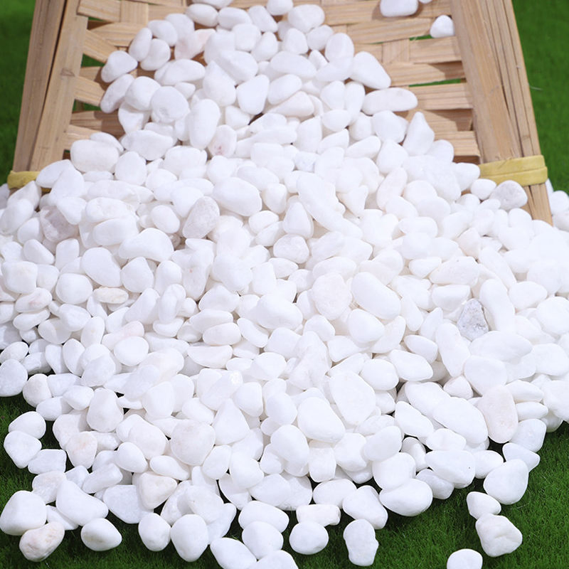 White Pebbles for Garden Park Road Pavement Decoration High Quality Cobbles