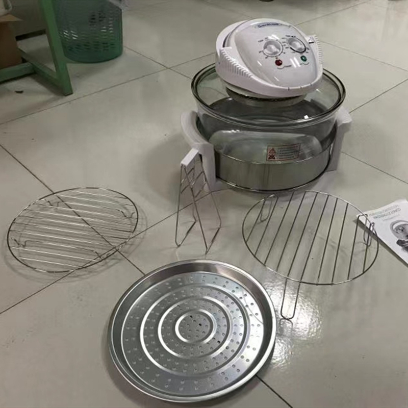12L Dial Control 4 in 1 Air Fryer Infrared Halogen Stainless Steel Extender Ring Convection Oven
